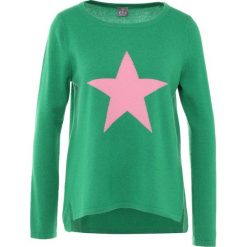 Swetry klasyczne damskie: FTC Cashmere STAR FRONT Sweter green