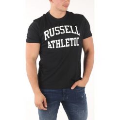 Russell Athletic Koszulka Niebieski. Niebieskie podkoszulki męskie Russell Athletic, m, z nadrukiem, z bawełny, z krótkim rękawem. Za 119,95 zł.