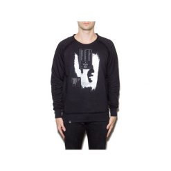 BUNNY CREW IN BLACK. Czarne bluzy męskie marki The Hive, m, z nadrukiem, z bawełny, bez kołnierzyka, bez rękawów, bez kaptura. Za 189,00 zł.