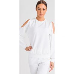 BLUZA ermanno scervino. Białe bluzy damskie Ermanno Scervino, bez wzorów, bez rękawów, bez kaptura. Za 799,00 zł.