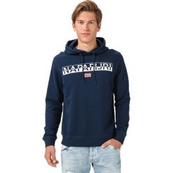 Napapijri Baras Bluza Niebieski. Niebieskie bluzy męskie Napapijri, xxl, z nadrukiem, z bawełny, bez kołnierzyka, bez rękawów, bez kaptura. Za 412,95 zł.