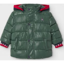 Mayoral - Kurtka dziecięca 74-98 cm. Zielone kurtki chłopięce Mayoral, bez wzorów, z elastanu, krótkie, z kapturem. Za 184,90 zł.