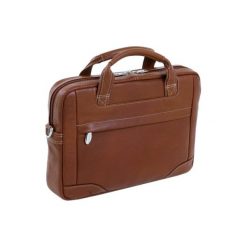 Torba MCKLEIN Montclare 13.3 cali Brązowy. Pomarańczowe torby na laptopa Mcklein, w paski, biznesowe. Za 742,99 zł.