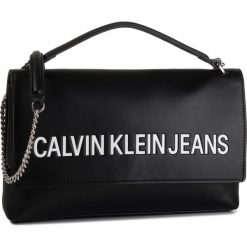 Torebka CALVIN KLEIN JEANS - Sculpted Lg Ew Flap K6K605809 BDS. Czarne torebki klasyczne damskie Calvin Klein Jeans, bez wzorów, z jeansu, klasyczne, duże, bez dodatków. W wyprzedaży za 449,00 zł.