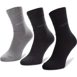Zestaw 3 par wysokich skarpet damskich TOM TAILOR - 9703A Black 61C. Szare skarpetki damskie Tom Tailor, bez wzorów, z elastanu. Za 39,00 zł.