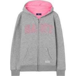 GANT Bluza rozpinana grey melange. Szare bluzy dziewczęce rozpinane GANT, z bawełny. W wyprzedaży za 265,30 zł.