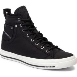 Sneakersy DIESEL - Exposure I Y00023 P2717 T8013 Black. Czarne sneakersy męskie Diesel, na co dzień, bez wzorów, z tworzywa sztucznego, eleganckie, bez zapięcia. Za 489,00 zł.