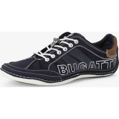 Bugatti - Tenisówki męskie, niebieski. Niebieskie trampki męskie Bugatti, bez wzorów, sportowe, bez zapięcia. Za 299,95 zł.