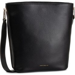 Torebka COCCINELLE - EF5 Frenchy E1 EF5 23 02 01 Noir 001. Czarne listonoszki damskie Coccinelle, z aplikacjami, ze skóry, zdobione, bez dodatków. Za 1299,00 zł.