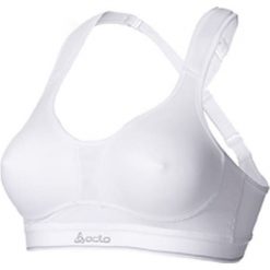 Biustonosze sportowe: Odlo Biustonosz Medium Balance Fit biały r. 70D (13031D)