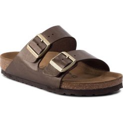 Klapki BIRKENSTOCK - Arizona Bs 1009918 Graceful Toffee. Pomarańczowe klapki damskie Birkenstock, bez wzorów, ze skóry ekologicznej, bez obcasa. Za 289,00 zł.