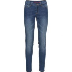 Dżinsy Super SKINNY, krótsze nogawki bonprix niebieski "stone”. Niebieskie jeansy damskie bonprix. Za 74,99 zł.