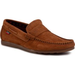 Mokasyny CALLAGHAN - Waterfall 15202 Cuero. Pomarańczowe mokasyny męskie Callaghan, z aplikacjami, ze skóry. Za 479,00 zł.