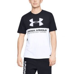 Under Armour Performance Koszulka Czarny Biały. Czarne podkoszulki męskie Under Armour, xxl, bez wzorów, z bawełny, bez kołnierzyka, krótkie. Za 119,95 zł.