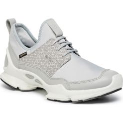 Sneakersy ECCO - Biom C W GORE-TEX 800313 51517 Concrete/Concrete/Wild Dove. Szare półbuty damskie ecco, ze skóry. W wyprzedaży za 719,00 zł.