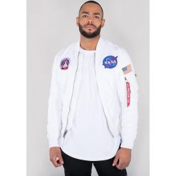 Kurtka Alpha Industries MA IT NASA 186101-09. Białe kurtki męskie Alpha Industries, m, bez wzorów, bez kaptura. Za 528,99 zł.