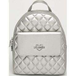 Love Moschino - Plecak. Szare plecaki damskie marki Love Moschino, z materiału. Za 949,90 zł.