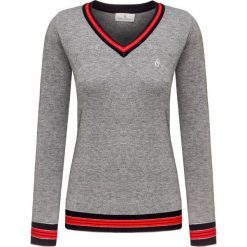 Sweter CONTE OF FLORENCE HOMER-E Szary. Szare swetry damskie marki Conte of Florence, bez wzorów, z dzianiny, bez rękawów, bez kaptura. W wyprzedaży za 294,00 zł.