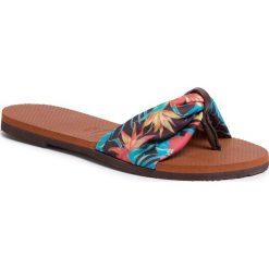 Japonki HAVAIANAS - You St Tpz Fc 41407141976 Rust. Niebieskie klapki damskie Havaianas, bez wzorów, ze skóry ekologicznej, bez obcasa. W wyprzedaży za 109,00 zł.