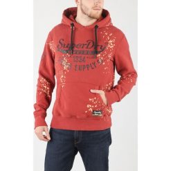 SuperDry Bluza Czerwony. Czerwone bluzy męskie Superdry, s, z nadrukiem, z bawełny, bez kołnierzyka, bez rękawów, bez kaptura. Za 438,95 zł.