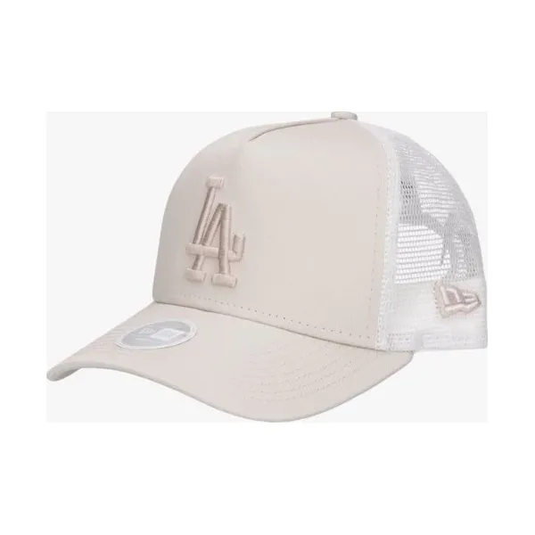 New Era Czapka Wmn League Ess Stn Trk , beżowy, rozmiar ONE-SIZE. Brązowe czapki damskie New Era, w paski, z bawełny. W wyprzedaży za 79,99 zł.