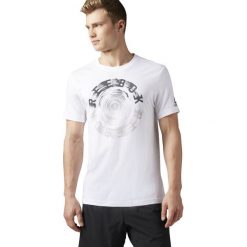 Reebok Koszulka Spin Tee biała r. L (BK5223). Białe t-shirty męskie Reebok, m. Za 79,90 zł.