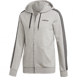 Bluza adidas Essentials 3Stripes DU0473. Bluzy męskie Adidas, xl, w paski, z bawełny, klasyczne, z kapturem, bez rękawów, długie, z kapturem. W wyprzedaży za 179,99 zł.