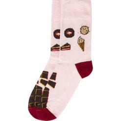Skarpetki Bobby Sox - Czekowizja BS23. Różowe skarpetki męskie Bobby Sox - skarpetki, bez wzorów, z elastanu. Za 18,00 zł.