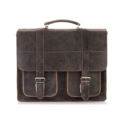 SKÓRZANA TORBA MĘSKA PAOLO PERUZZI S-14-LB. Pomarańczowe torby męskie skórzane Paolo Peruzzi, bez wzorów, ze skóry. Za 379,00 zł.