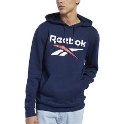 REEBOK CLASSICS VECTOR > FK2663. Bluzy męskie Reebok, xl, z aplikacjami, z bawełny, klasyczne, z kapturem, bez rękawów, długie, bez kaptura. Za 229,99 zł.