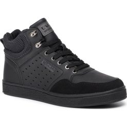 Sneakersy LANETTI - MP07-17103-04 Black. Czarne sneakersy męskie Lanetti, na co dzień, bez wzorów, ze skóry ekologicznej, eleganckie, bez zapięcia. Za 129,99 zł.