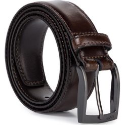 Pasek Męski JOOP! - 7101 D'Brown 52. Pomarańczowe paski męskie JOOP!, w paski, ze skóry. W wyprzedaży za 279,00 zł.
