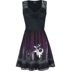 Miasteczko Halloween Zero Sukienka wielokolorowy. Czarne sukienki koronkowe marki Miasteczko Halloween, na imprezę, xxl, w ażurowe wzory, oversize. Za 184,90 zł.
