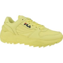 Fila Orbit CMR Jogger L Low Wmn 1010621-60Q. Żółte buty sportowe damskie Fila, bez wzorów, sportowe. W wyprzedaży za 449,99 zł.