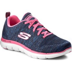 Buty SKECHERS - High Energy 12756/NVHP Navy/Hot Pink. Niebieskie buty sportowe damskie marki Skechers, bez wzorów, z tworzywa sztucznego, sportowe, na fitness i siłownię. Za 299,99 zł.