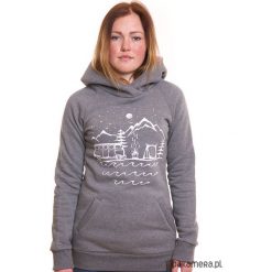 Bluza damska BIWAK grafit. Bluzy damskie Pakamera, z nadrukiem, z dresówki, bez rękawów, bez kaptura. Za 169,00 zł.