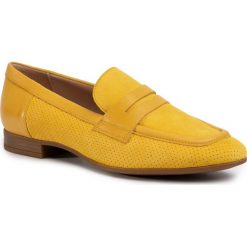 Lordsy GEOX - D Marlyna C D028PC 02185 C2004 Lt Yellow. Żółte półbuty damskie Geox, ze skóry, bez obcasa, na obcasie. Za 519,00 zł.
