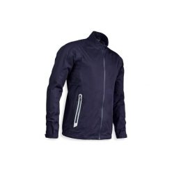 Kurtka wodoodporna do golfa Rain Weather męska. Czarne kurtki męskie INESIS, m, bez wzorów, z poliesteru, bez kaptura. Za 239,99 zł.