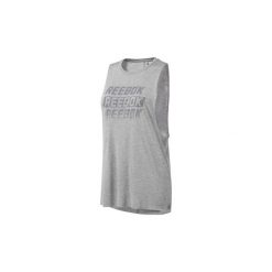 Topy na ramiączkach / T-shirty bez rękawów Reebok Sport Koszulka bez rękawów Studio Muscle. Szare topy damskie Reebok Sport, s, bez wzorów, bez kołnierzyka, bez rękawów, bez kaptura, climacool (adidas). Za 119,00 zł.