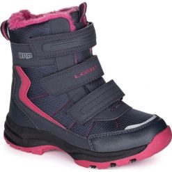 Loap buty zimowe dziewczęce Sneeky 28 różowy/niebieski. Różowe buty dziewczęce zimowe Loap, z paskami. Za 172,00 zł.