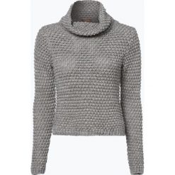 Golfy damskie: Cartoon Daydream – Sweter damski z dodatkiem alpaki, szary