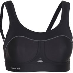 Biustonosze sportowe: PureLime kompresji biustonosz – black_100c