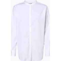 Lacoste - Bluzka damska, biały. Białe bluzki damskie Lacoste, bez wzorów, z koszulowym kołnierzykiem, bez rękawów. Za 579,95 zł.