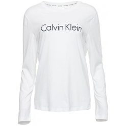 Calvin Klein koszulka damska L/S Crew Neck QS6164E M biały. Białe koszulki damskie Calvin Klein, na co dzień, s, bez wzorów, bez kołnierzyka, bez rękawów. Za 189,00 zł.