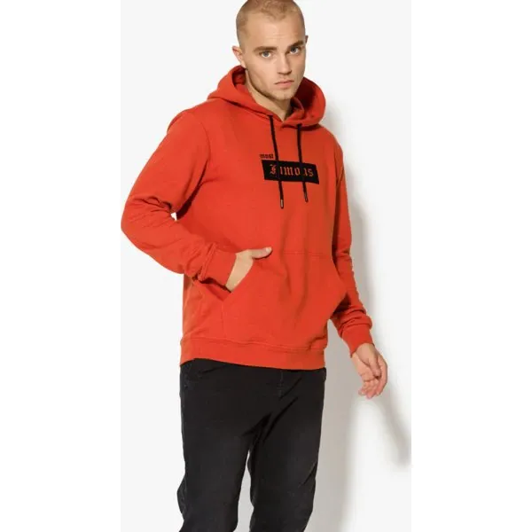 Confront Bluza Twin , pomaranczowy, rozmiar XXL. Pomarańczowe bluzy męskie Confront, xxl, bez wzorów, z bawełny, klasyczne, z klasycznym kołnierzykiem, bez rękawów, bez kaptura. W wyprzedaży za 47,99 zł.