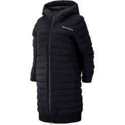 NEW BALANCE > WJ93511BK. Pomarańczowe kurtki sportowe damskie New Balance, l, bez wzorów, z puchu, bez kaptura. Za 1499,99 zł.
