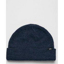 Vans - Czapka. Niebieskie czapki damskie marki Vans, na zimę, z dzianiny. W wyprzedaży za 59,90 zł.