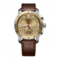 Zegarek "241659" w kolorze brązowym. Brązowe zegarki męskie marki Victorinox, ze stali. W wyprzedaży za 1549,95 zł.