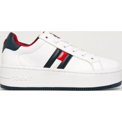 Tommy Jeans - Buty. Białe buty sportowe damskie Tommy Jeans, z jeansu. Za 449,90 zł.