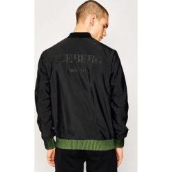 Kurtka bomber Iceberg 20EI1POO1005522. Czarne kurtki męskie Iceberg, m, bez wzorów, bez kaptura. W wyprzedaży za 999,00 zł.